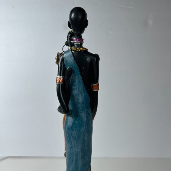 Vintage 13” St Thomas Man Woman Standing In Love Statue Figurine Primitive Decor - Picture 9 of 16